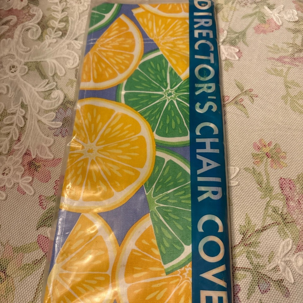 Citrus Print Director's Chair Cover